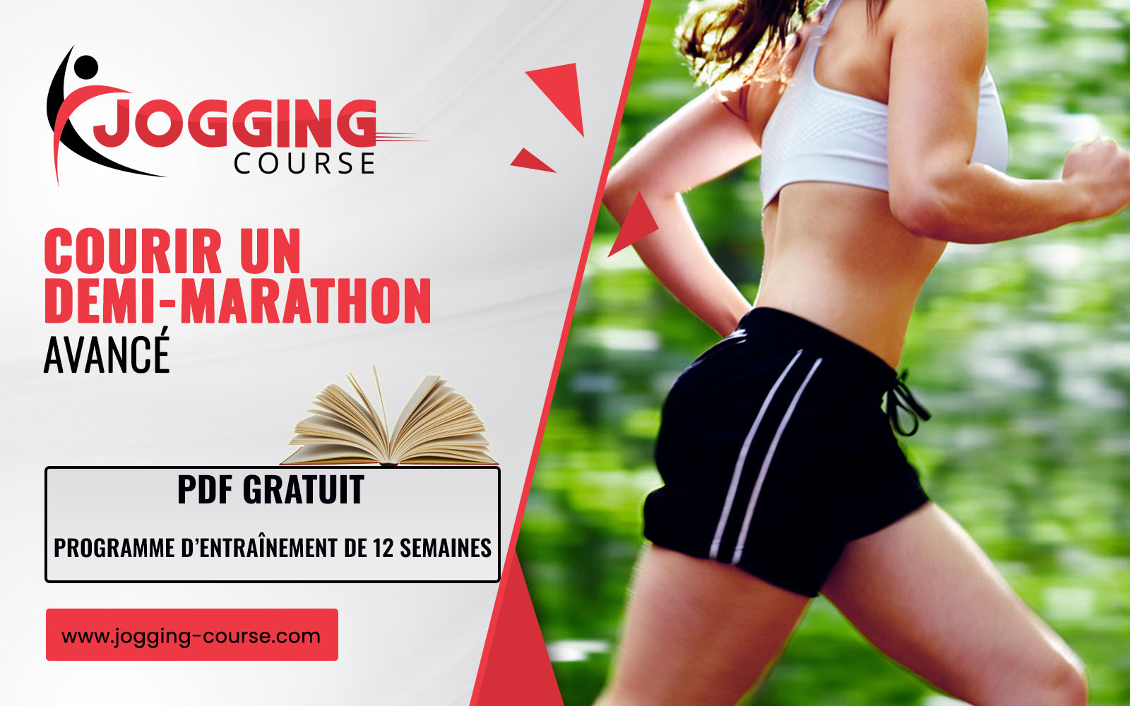 programme de course à pied coureur avancé 21.1 km demi-marathon Jogging-Course